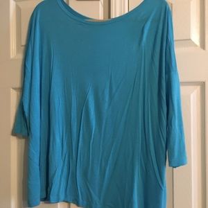 Quarter sleeve light blue piko